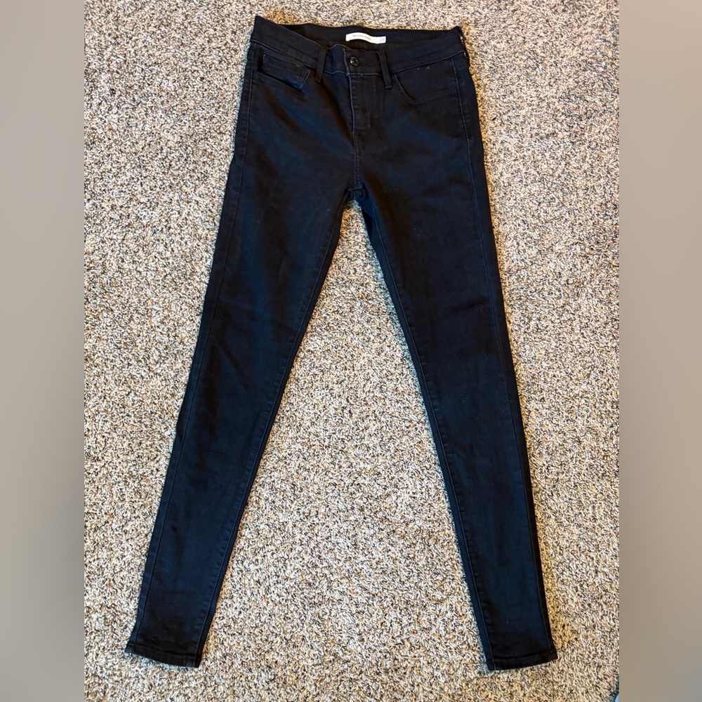 Levi's Women's Black Skinny High-Rise Jeans